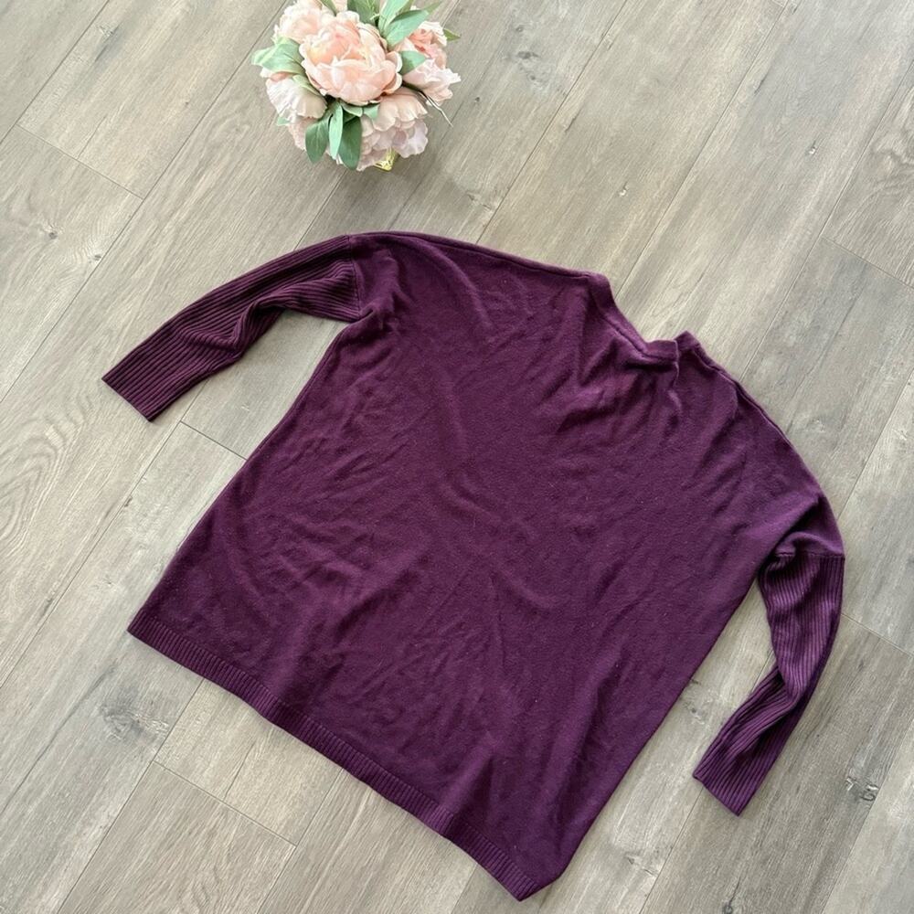 Nordstrom Sweet Romeo Purple Oversized Dolman Sweater - Picture 5 of 5
